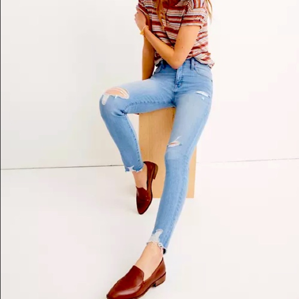 Madewell ripped skinny jeans - size 24